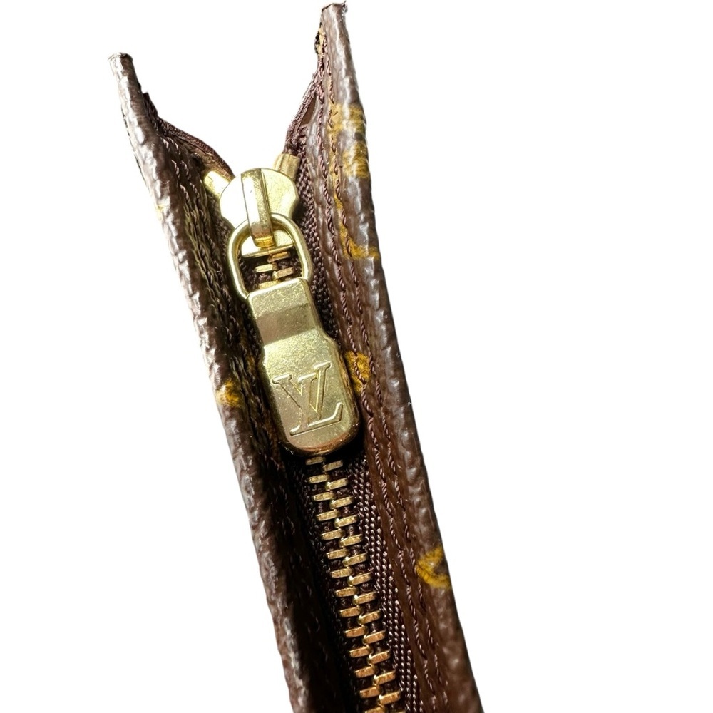 Louis Vuitton Monogram & Vachetta Leather Bucket Toiletry Pouch Bag - Picture 7 of 15